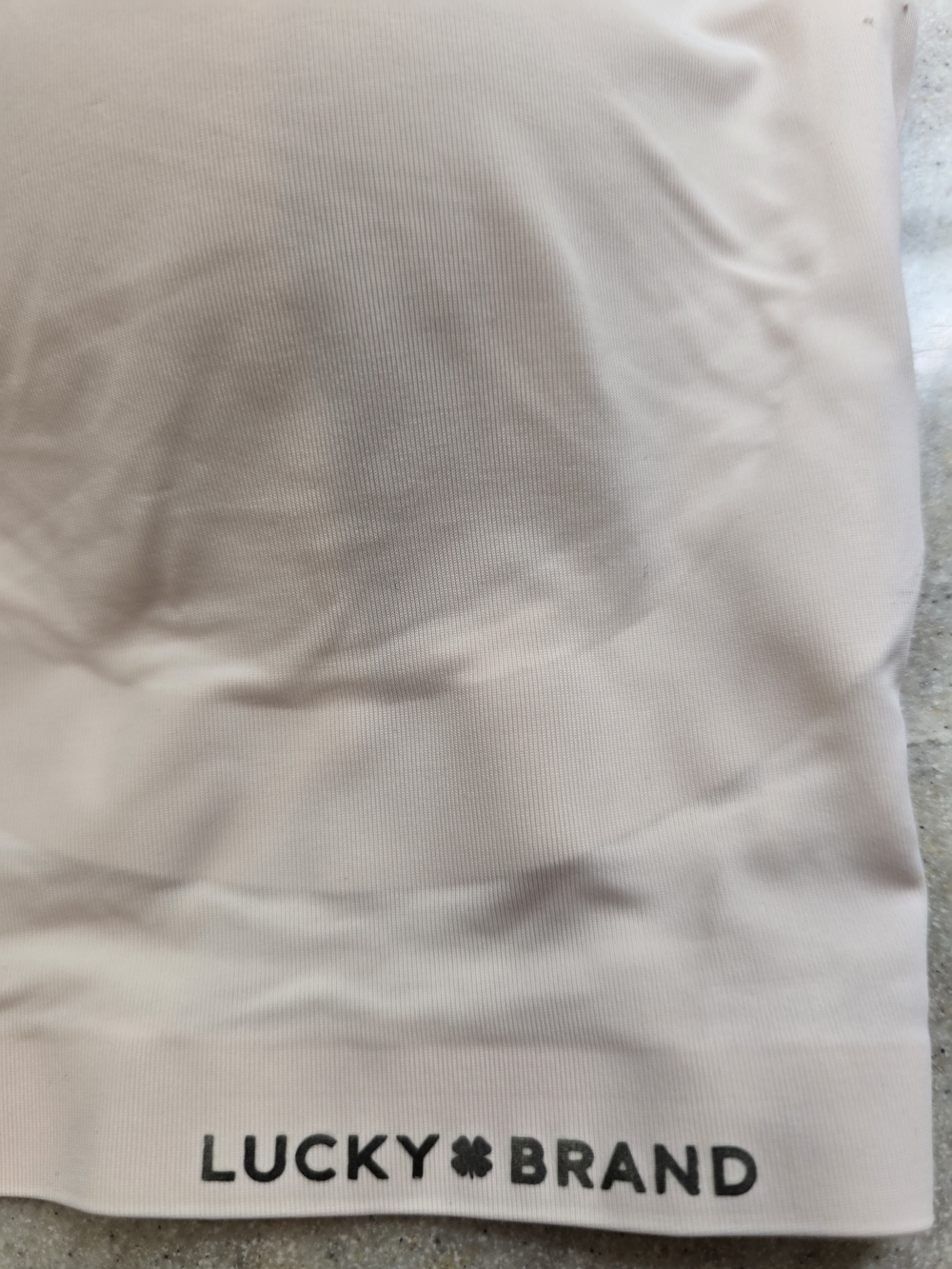 Lucky Brand Soft Pink Ribbed Bra